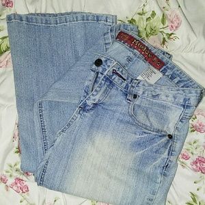Iced washed flare Mudd jeans